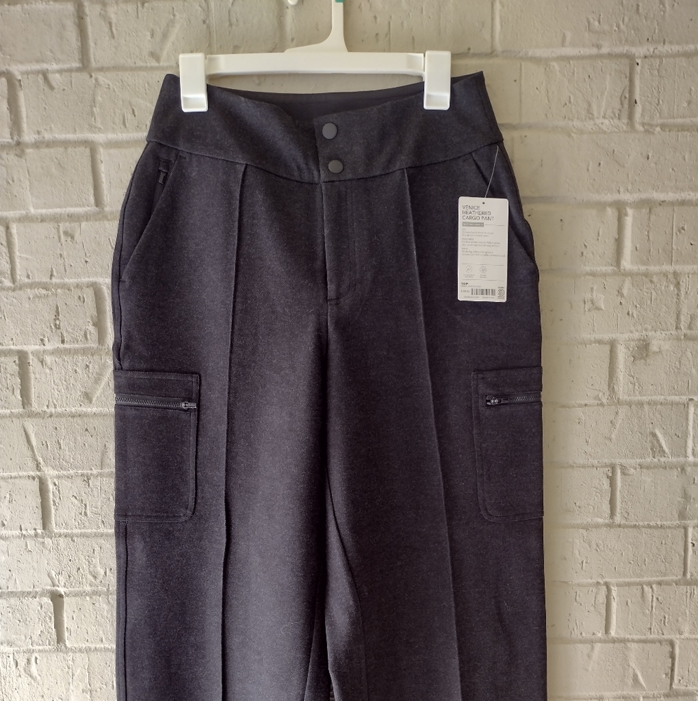 Athleta Venice heathered cargo pant 10P NWT